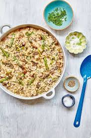 Mary Berry Mushroom Asparagus Risotto Recipe Quick Cooking Bbc2 Recipe Risotto Recipes Bbc Good Food Recipes Quick Risotto Recipe