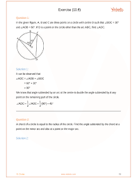Kids learn identify and draw basic shapes, and circles, squares. Ncert Solutions For Class 9 Maths Chapter 10 Circles Ex 10 5 Exercise 10 5