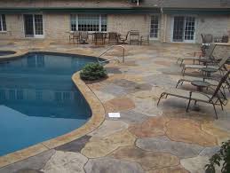 Nj Stamped Concrete Concrete Patio Concrete Pool Stamped Concrete Patio