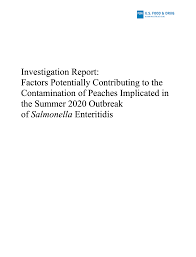 Chicken products recalled amid salmonella outbreak. It Really Was The Peaches That Caused The Salmonella Outbreak In 2020 Food Poison Journal