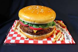 Hamburger Cake Realistic Cakes Hamburger Cake Burger Cake