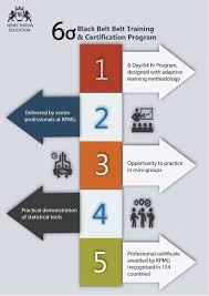 Six Sigma Black Belt Training And Certification Program Black Belt Lean Six Sigma Belt