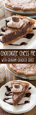 Chocolate Chess Pie With Graham Cracker Crust Crazy For Crust Recipe Chess Pie Recipe Chocolate Chess Pie Recipe Chocolate Chess Pie