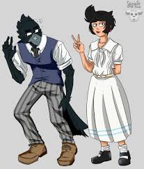 I hope you enjoy it ;33. Oneantwo On Twitter 1 Crow And Bibi In Cherryton School Uniform Omg I Really Love Beastars Brawlstars Beastars Cosplay Brawlstarscosplay Brawlers Art Fanart Crowxbibi Brawl Concept Conceptart Cherryton Academy Art Crow Bibi