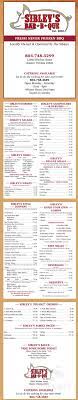 Sibley S Bar B Q Menu In Chester Virginia Usa