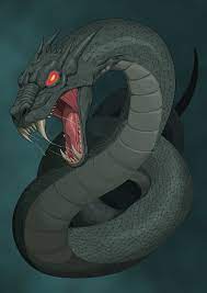 Revenge Of The Pantheons Basilisk Creature Artwork Basilisk Harry Potter Sketch