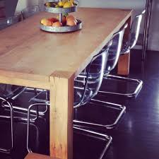 Ikea Tobias Chairs Crate And Barrel Big Sur Table Love The Mix Of Rustic Modern Ikea Dining Ikea Dining Chair Rustic Dining Chairs