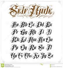 Web site bitfontmaker lets you design, create, and download your own fonts. Tattoo Lettering Set Stock Vector Image Of Style Decorative 96607002 Tattoo Lettering Alphabet Tattoo Lettering Styles Tattoo Lettering Fonts