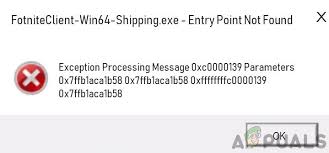 If none of the troubleshooting tips helped you fix the error, it might be a temporary server issue at fortnite's end. How To Fix Fortnite Entry Point Not Found Appuals Com