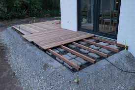 Fortschritt Nach Zwei Kurzen Arbeitsabenden Holzterasse Garten Garten Gartengestaltung