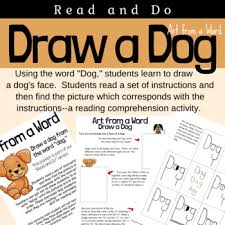 Understanding the general rules will give you the tools you need to draw any dog, regardless of the hair length. Read And Do Draw A Dog From The Word Dog By Read With Purpose Tpt
