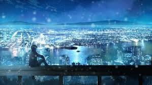 صور انمي كرتون رومنسي City Looks Nice From Here Anime 4k صور انمي بنات جميلة Anime Scenery Wallpaper Anime Scenery Scenery