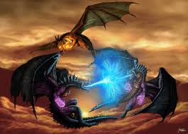 Crazy dragon(dragón loco, dragão louco) starts to roar. Wrath Of Darkness By Targonreddragon On Deviantart