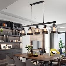 The custom cabinetry in this rustic kitchen is painted with farrow & ball's studio green. Industrial Pendant 5 Lights Pendant Lighting Farmhouse Rustic Style Hanging Light With Matte Black Cage Vintage Kitchen Island Pendant Light Fixture For Dining Room Bedroom Hallway Bar No Bulbs Walmart Com Walmart Com