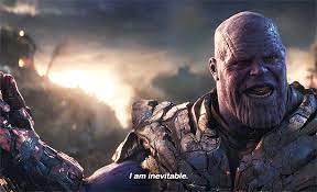 Inevitable consequence/result disease was an inevitable consequence of poor living conditions. In Avengers Endgame 2019 Thanos Says I Am Inevitable This Is A Mistake From The Filmmakers Because He Is Actually Thanos Shittymoviedetails