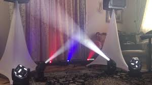 Mobile Dj Dance Floor Stage Lighting Chauvet Blizzard Antari Youtube