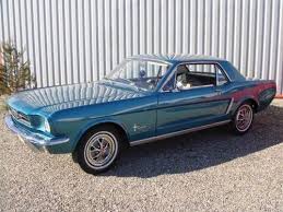 Mustang 1965 Mine Was Dark Blue With New White Leather Interior I Miss That Car My First 1965 Mustang Vintage Mustang Mustang