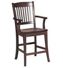 tempo tall arm chair oakwood
