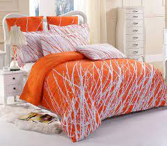 This oversized bedspread is the perfect balance of being lightweight while still providing maximum warmth and comfort and can be used as an added layer to your current bedding ensemble or warm enough to wear on its own. 21 Bedding Ideas Orange Bedding Bedding Sets Luxury Bedding