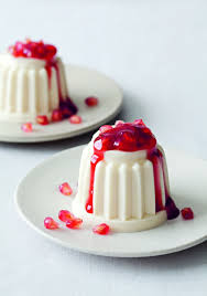 Pomegranate Greek Yoghurt Panna Cotta Rezept Kalte Desserts Einfacher Nachtisch Nachtisch Rezepte