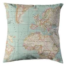 Maybe you would like to learn more about one of these? World Map Pillow Cover In Red Color 26x26 And 27x27 By Wikipillow 15 00 Map Pillow Map Bedding Pillows