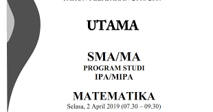 Maybe you would like to learn more about one of these? Berbagi Dan Belajar Pembahasan Bocoran Soal Un Matematika Sma Ipa 2019