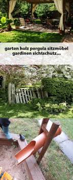 Garten Holz Pergola Sitzmobel Gardinen Sichtschutz Pergola Garten Sichtschutz