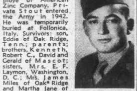 East Tennessee Veterans Memorial Association — Stout, Paul S.