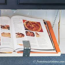 Just one cookbook, san francisco, ca. Diy Under Cabinet Cookbook Or Ipad Shelf