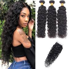 Wavy hair is sexy and perfect for nearly every kind of outfit. Top Quality Brazilian Human Hair Water Wave Bundles With Closure 16 Inches China Brazilian Human Hair Bundles And Brazilian Wavy Hair Price Made In China Com