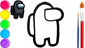 Buat gambar pensil dari gambar anda. Cara Menggambar Among Us Warna Hitam Step By Step Car Drawing Among Us In Black Is Easy Youtube