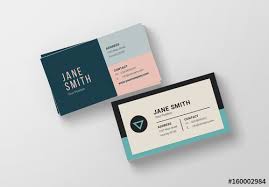 1 million+ business cards, resume templates and design resources with unlimited downloads. Two Minimalist Business Card Layouts Stock Template Adobe Stock