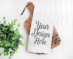 Fall Farmhouse Tea Rag Mockup Kitchen Towel Tea Towels Tea Etsy In 2020 Mockup Free Psd Free Psd Mockups Templates Mockup