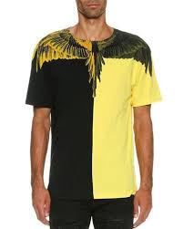 Black And Yellow Clothes Naldo Colorblock Wing T Shirt Black Yellow Shirts Clothes Design Black N Yellow