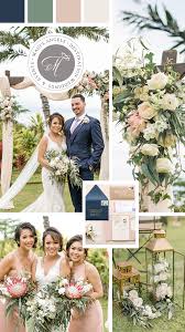 Hawaii Wedding Color Palette Destination Wedding Colors Wedding Colors Wedding Theme Colors
