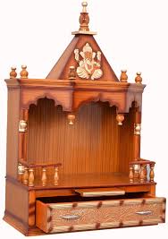 Buy Vishwakarma Furniture Wooden Home Temple Online At Low Prices In India Amazon In Temple Design For Home House Ceiling Design Pooja Room Door Design