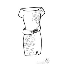 Disegno Di Vestito Con Cintura Da Colorare Disegni Disegno Di Cartoni Disegni Da Colorare
