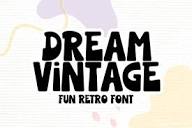 Dream Vintage - Fun Retro Font