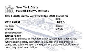 A full fee is charged when a license is issued for a licensing period of more than one year; New York Boating Certification Boat Safety Course Boat Ed