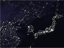 The effect happens because north korea's supply of electricity is too small to keep shining through the night. North Korea Is Dark
