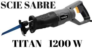 Scie Sabre 1200 W Titan Bricodepot Youtube