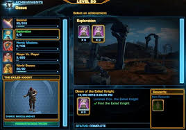 Jedi guardians focus on combat training and lightsaber mastery. Swtor Don The Exiled Knight Achievement Guide The Old Republic Achievement Guide