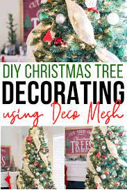 Through the use of deco mesh enabled luminaires with bluetooth drivers, combined with intelligent lighting control sensors and switches, you have the most control possible. Diy Christmas Tree Decorating With Deco Mesh Modern Mom Life