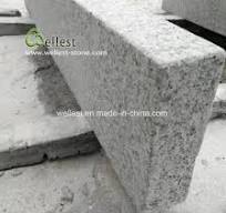 Flamed G603 Grey Granite Road Kerbstone with Beveled Edge ...