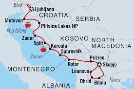 Creating a progressive dinner menu map. Slovenia To Macedonia Real Food Adventure Intrepid Travel
