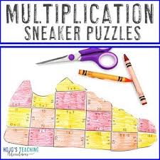 Some kids just don't believe math can be fun, so that means it's up to you to change their minds! Multiplication Sneaker Math Puzzles Fun Sports Math Centers For Review Or Games Hojo S Teaching Adventures Llc