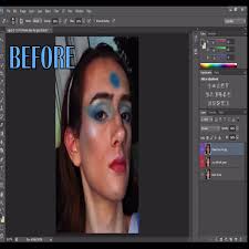 makeup editing retouching in
