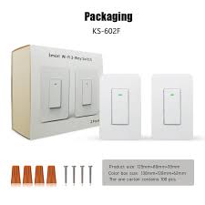 Ks 602f Us Wireless 3 Way Switch Wifi Smart Light Switch Manufacturer