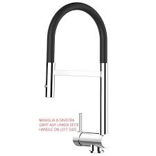 Mitigeur Evier Robinet Cuisine Bec Pivotant 360 Et Rabattable A 6 Cm Avec Douchette 2 Jets Poignee A Gauche Noir Achat Vente Robinetterie De Cuisine Mitigeur Evier Robinet Cuis Cdiscount