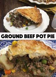 Easy Ground Beef Pot Pie Recipe Video Recipe Video Beef Pot Pie Recipe Pot Pies Recipes Easy Pie Recipes